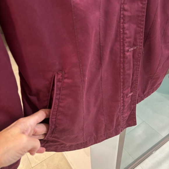 Buffalo David Bitton Utility Jacket - Maroon Size S - Picture 8 of 12